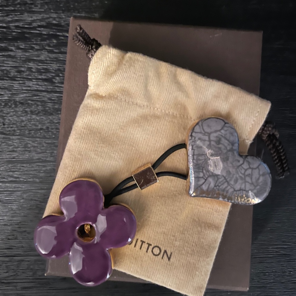 Louis Vuitton Purple Ceramic Hair Tie